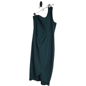 Prettygarden Women's Dress Large Green Off Shoulder
